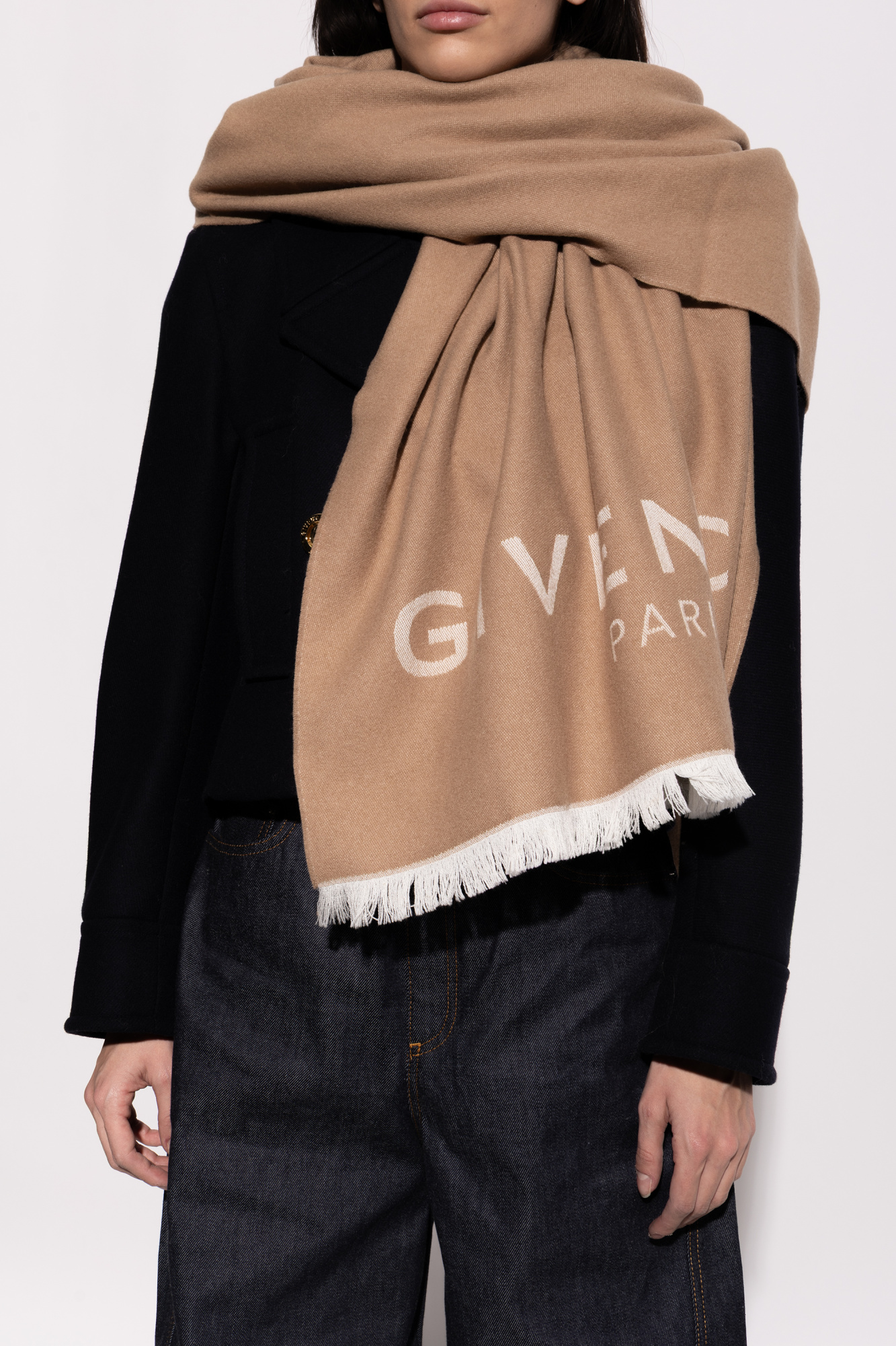 小物 Givenchy scarf Brown Wool scarf Givenchy - Vitkac AS